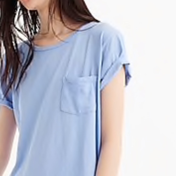 J. Crew Tops - [J.Crew]Garment Dyed Pocket Tee